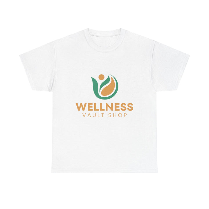 Wellness Vault Shop Logo Tee — Wellness Graphic T-Shirt