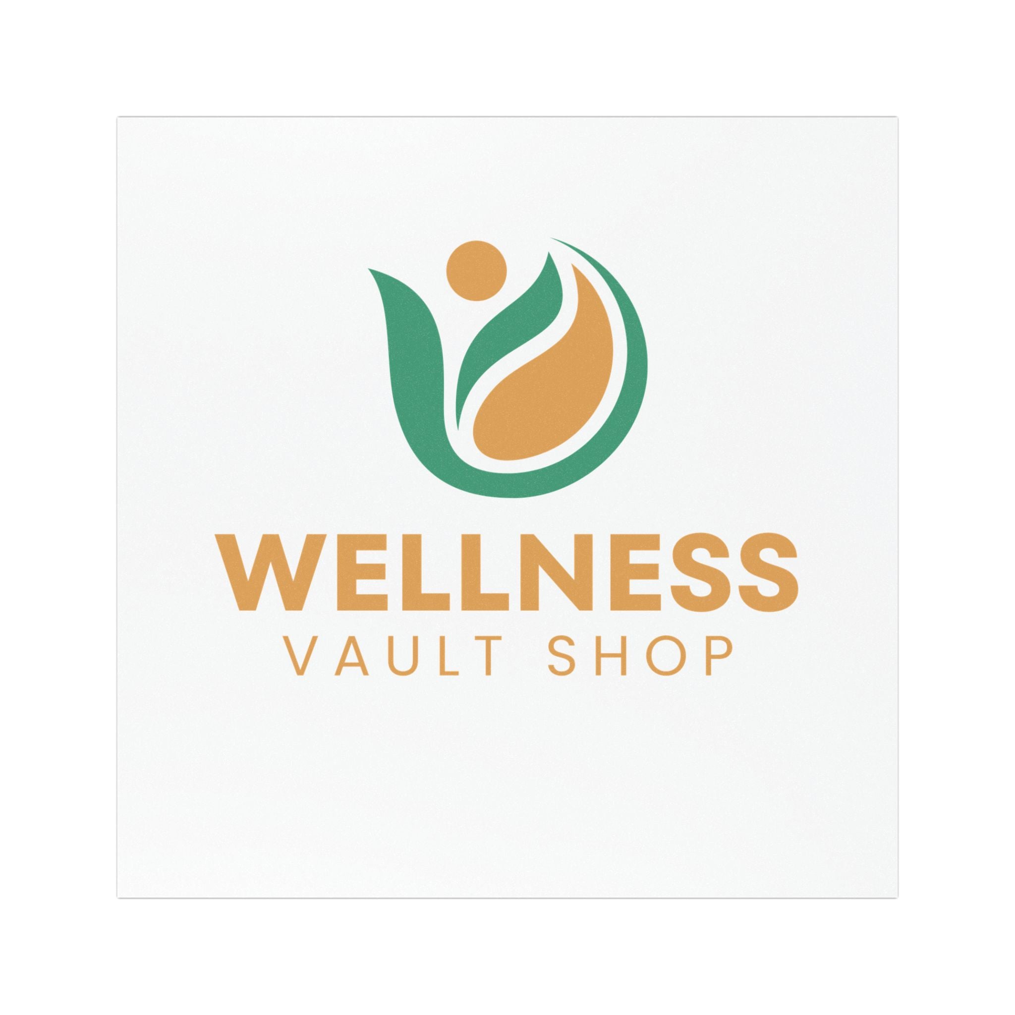 Wellness Vault Shop Logo Car Magnet — Branded Business Magnet for Vehicles