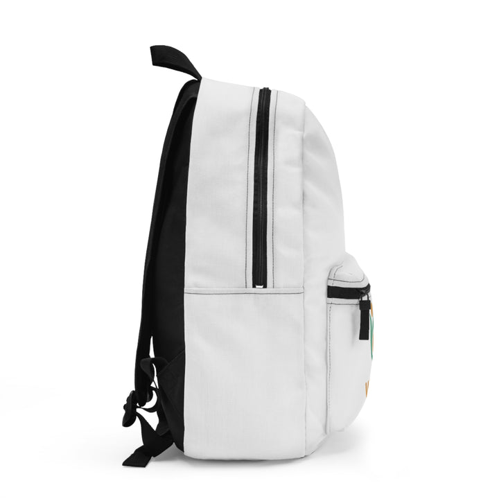 Wellness Vault Shop Logo Backpack — Health & Wellness Branded Daypack
