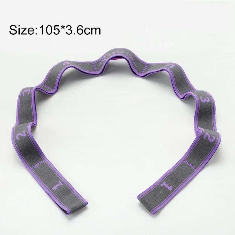 Yoga Pull Strap Belt | Elastic Resistance Band for Pilates and Dance Stretching