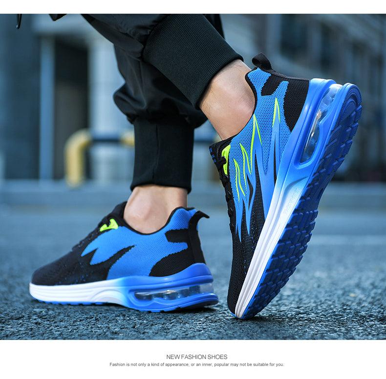 Air Cushion Mesh Running Shoes Women Footwear Mens Casual Sport Shoes Casual Sports Tennis Road Sneakers For Walking Gym Jogging Training Fitness