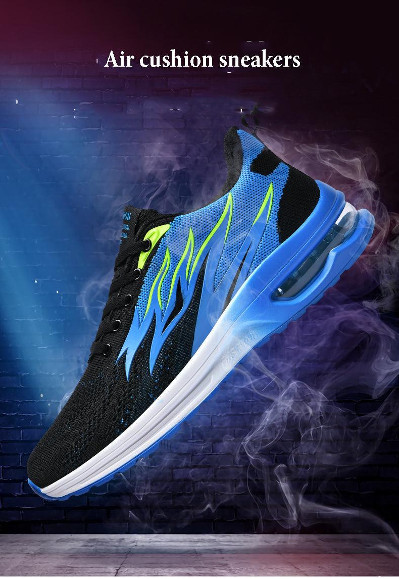 Air Cushion Mesh Running Shoes Women Footwear Mens Casual Sport Shoes Casual Sports Tennis Road Sneakers For Walking Gym Jogging Training Fitness
