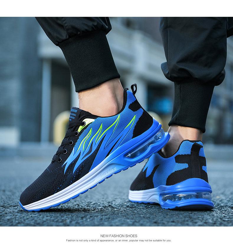 Air Cushion Mesh Running Shoes Women Footwear Mens Casual Sport Shoes Casual Sports Tennis Road Sneakers For Walking Gym Jogging Training Fitness