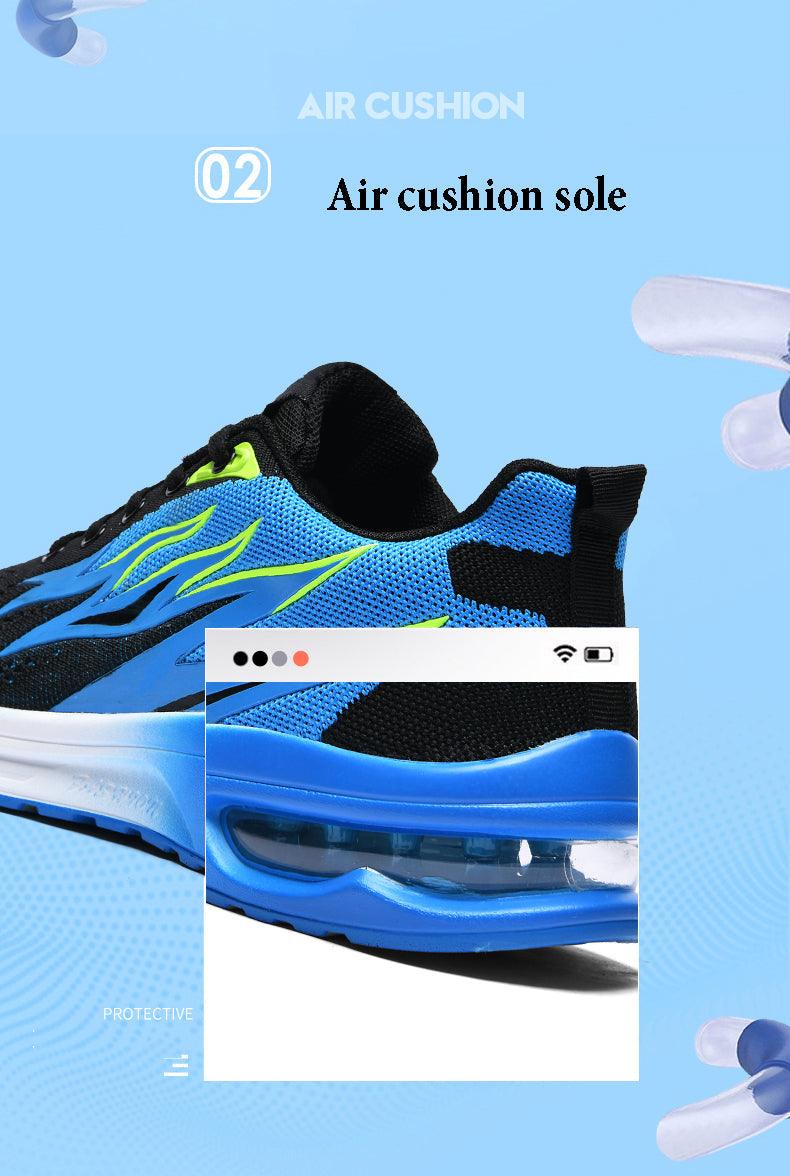 Air Cushion Mesh Running Shoes Women Footwear Mens Casual Sport Shoes Casual Sports Tennis Road Sneakers For Walking Gym Jogging Training Fitness