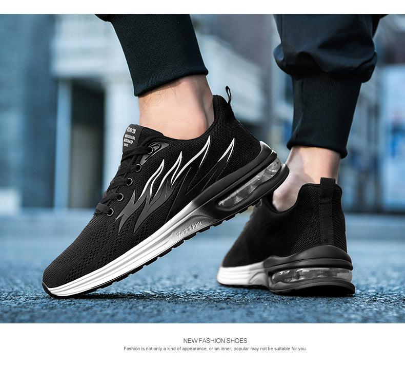 Air Cushion Mesh Running Shoes Women Footwear Mens Casual Sport Shoes Casual Sports Tennis Road Sneakers For Walking Gym Jogging Training Fitness