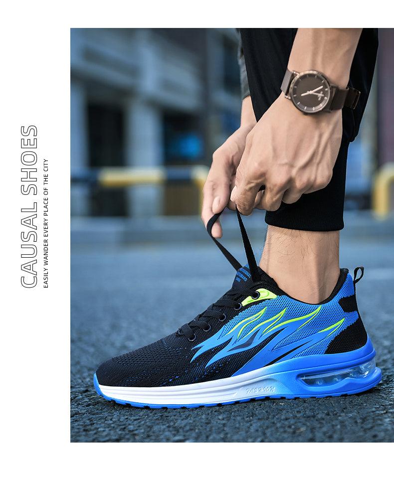 Air Cushion Mesh Running Shoes Women Footwear Mens Casual Sport Shoes Casual Sports Tennis Road Sneakers For Walking Gym Jogging Training Fitness
