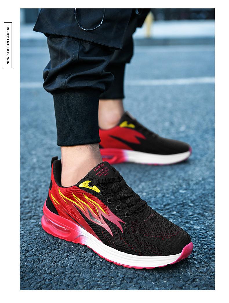 Air Cushion Mesh Running Shoes Women Footwear Mens Casual Sport Shoes Casual Sports Tennis Road Sneakers For Walking Gym Jogging Training Fitness