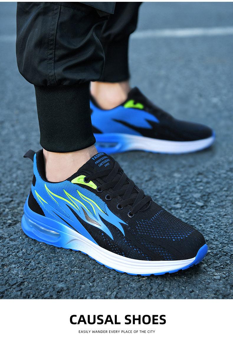 Air Cushion Mesh Running Shoes Women Footwear Mens Casual Sport Shoes Casual Sports Tennis Road Sneakers For Walking Gym Jogging Training Fitness