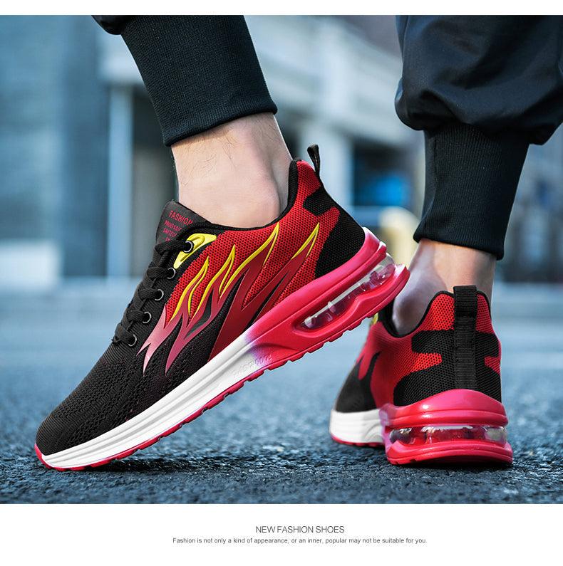 Air Cushion Mesh Running Shoes Women Footwear Mens Casual Sport Shoes Casual Sports Tennis Road Sneakers For Walking Gym Jogging Training Fitness