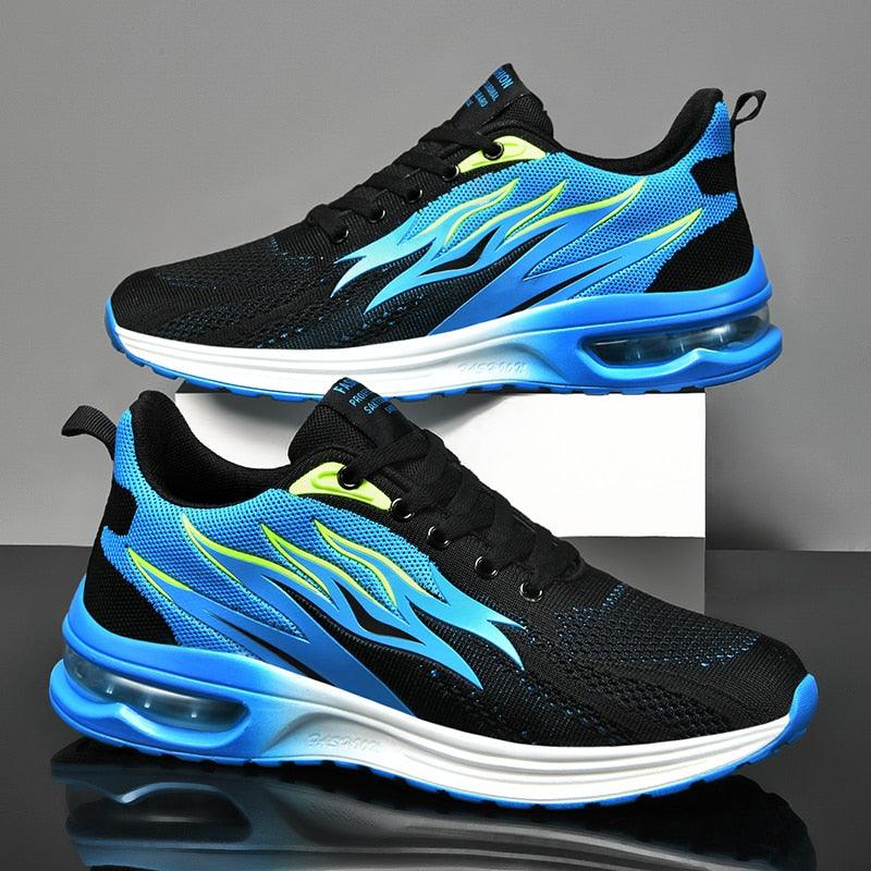 Air Cushion Mesh Running Shoes Women Footwear Mens Casual Sport Shoes Casual Sports Tennis Road Sneakers For Walking Gym Jogging Training Fitness